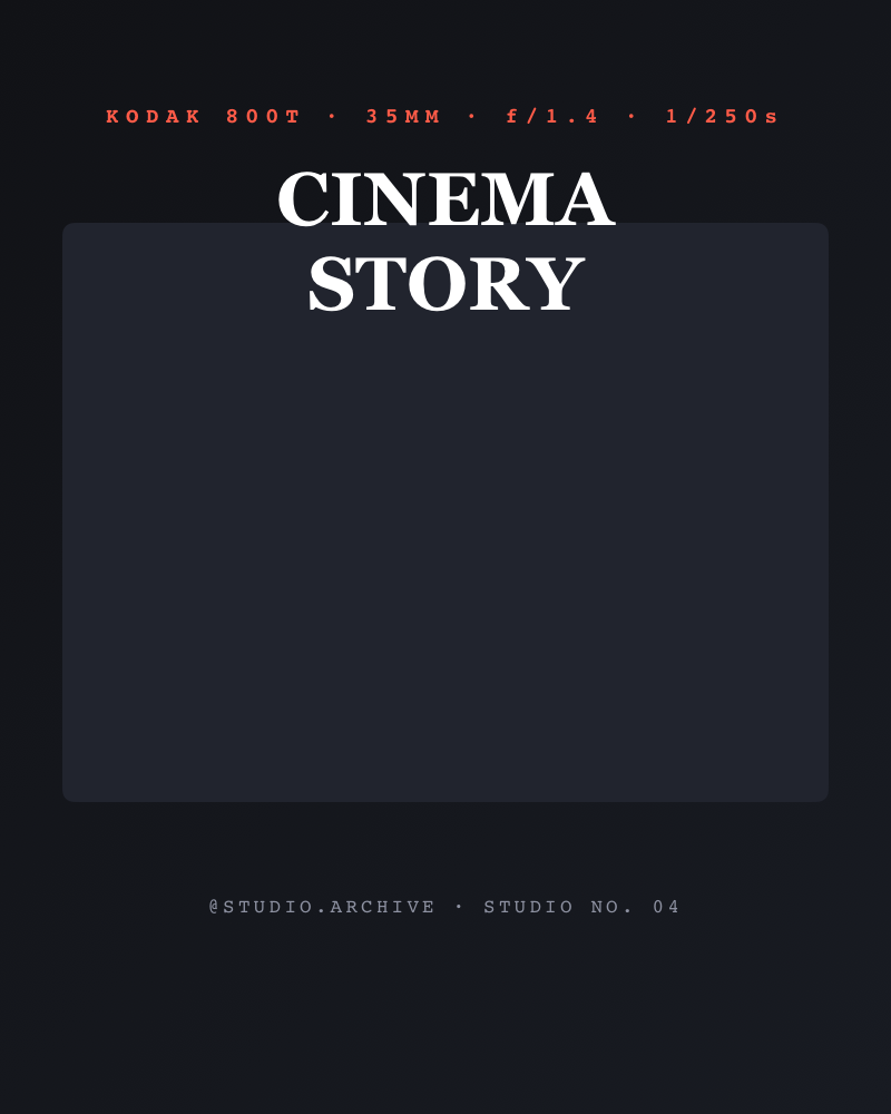 PhotoStudio 35mm Cine Film Halasyon Arayüzü